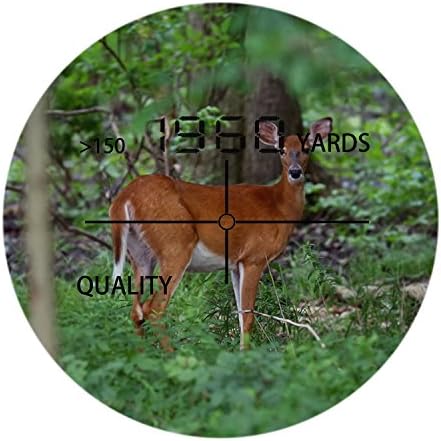 Laser Rangefinder - Yukiss® R11-1960 Super Long Range 7 X 25mm 1-MILE Golf Rangefinder With 5 Modes (Scan - Hunting - Relf - Rain - Standard) Best for Hunting Military and Golfer.