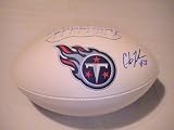 Chris Johnson Tennessee Titans Signed Autographed Football Coa