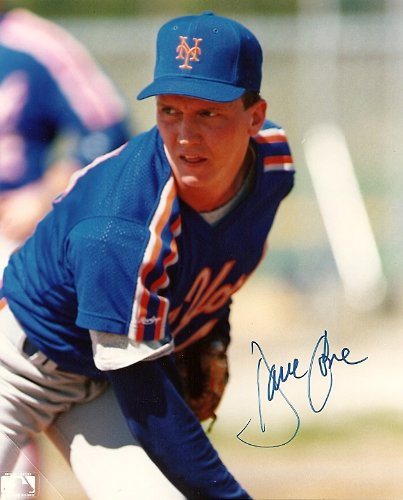 Baseball Boston Red Sox, Toronto Blue Jays, Kansas City Royals, New York Yankees, New York Mets David Cone Signed Autographed 8 x 10 Photograph, Authentic with COA