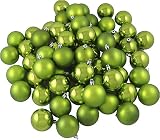 Review CMI  / Club Pack of 60 Kiwi Green Shatterproof Christmas Ball Ornaments 2.5