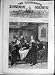 1871 Divine-Service Ochmichen Church Religious Print