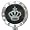 Clear Crystal Crown / Black / Silver