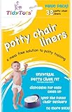 TidyTots Disposable Potty Chair Liners - Value Pack - Universal Potty Chair Fit (fits most potty chairs) - 32 Liners