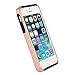 MTRONX Phone Case for iPhone 5, iPhone 5s, Shockproof Hybrid Hard Soft TPU Case Bumper for Apple iPhone 5, iPhone 5s - Rose Gold/Black(HC-RGBK)