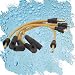 Magstar Marine Spark Plug Wire Set - 4-Cylinder - Mercruiser 120, 140, and 3.0LX w/ Electronic Ignition.