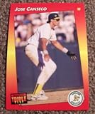 1993 Donruss Triple Play Jose Canseco # 214 MLB Baseball Card