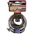 Trimax TRC12 Medium Security Resettable Combination 6 ft length x 12mm