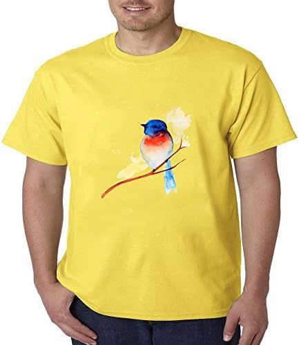 VIPxmax Art Birds Punk Ultimate Hearts Rock Style Doubler Short Sleeve Mens T-shirt Size L