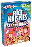 Kelloggs Rice Krispies with Real Strawberries, 10.5-Ounce Boxes  (Pack of 4)
