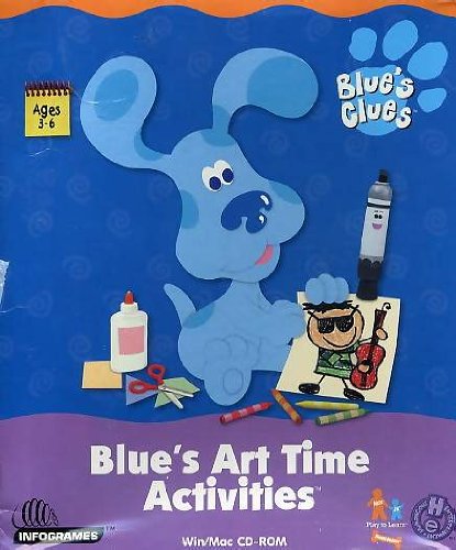 Software: BLUE'S CLUES BLUE'S ART TIME ACTIVITIES