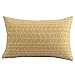 Hmlover(TM) Create for-Life Cotton Linen Decorative Pillowcase Throw Pillow Cushion Cover Simple Chevron Yellow Rectangle 12