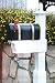 Black Mailbox with Brass Straps [CAPITOL CITY LUMBER]
