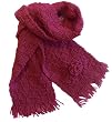 Handmade Lightwight Scarf for Girls - Hot Pink (100% Hand-knitted)