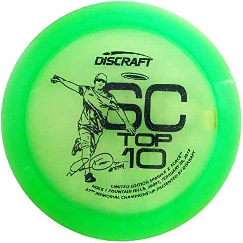 Discraft LE Nate Doss SC Top 10 Elite Z Sparkle Force 170-174g