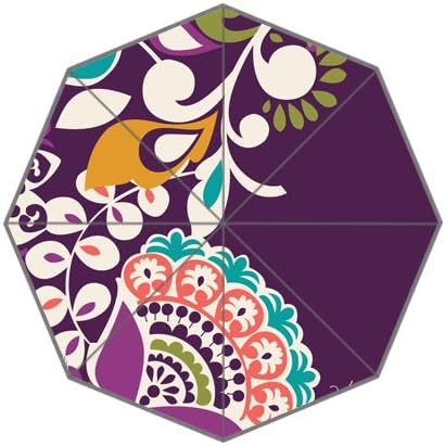 Vera Bradley Flower Print Pattern Purple Custom Foldable Umbrella
