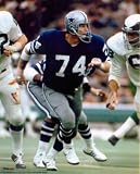 Bob Lilly Dallas Cowboys 8x10 Photo (Blue Jersey)