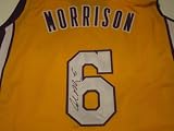 ADAM MORRISON SIGNED AUTOGRAPHED LOS ANGELES LAKERS JERSEY W/ HOLOGRAM + COA