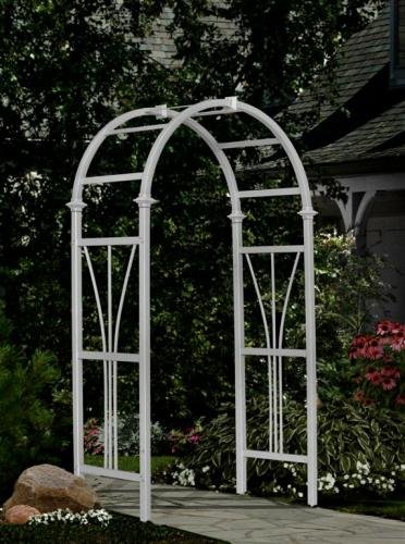 New England Arbors Dublin Vinyl Arch Arbor