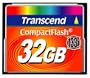 Transcend 32 GB 133x CompactFlash Memory Card TS32GCF133