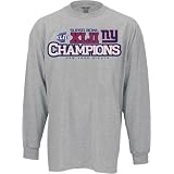 New York Giants Super Bowl XLII Champions Hat Hook Long Sleeve T-Shirt at Reebok