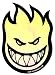 Spitfire Wheels Silver Fireball Skateboard Sticker - skate board flame fire skate skateboarding sk8