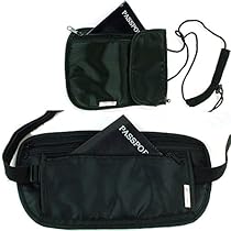 Alpine Swiss Travel Wallets Waist Belt Neck Pouch Under Clothing Security Stash
