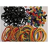 Tattoo Grommets, O Ring's and Rubber Bands 300 Pcs