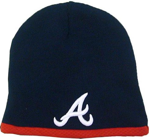 New Era Atlanta Braves AC Knit Cap (Navy)