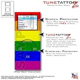 iPod Nano (2nd Gen) Tune Tattoo Skin Kit - Rainbow Stripes - By TuneTattooz