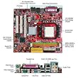 Via K8M890 U-atx Amd AM2 #mb Vid Lan 1PCIE X16 2PCI 2DDR2 Raid