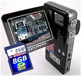 SVP HDDV-3000 12MP Max. 6-in-1 Multi-Functional Camcorder with Rare Huge Flip LCD! (8GB SDHC Card Included)