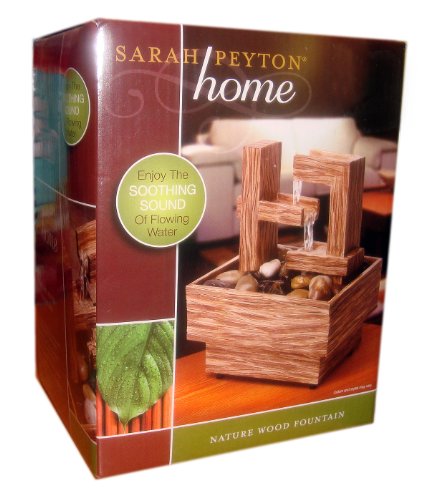 Sarah Peyton Home Faux Wood Water Fountain
