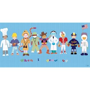 when i grow up boys wall art