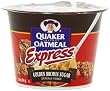 Quaker Instant Oatmeal Express Golden Brown Sugar, 1.9-Ounce Cups (Pack of 24)