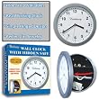 Wall Clock with Hidden Safe - 10 inches by 10 inches