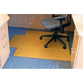 Bamboo Tri-Fold Chair Mat - Natural by Anji Mountain Bamboo Rug Co