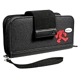 Pacific Design Indie Artist Gaming Zipper Pack by Paul Friedrich - Black with Red Robot