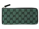 (グッチ)GUCCI レディース L字ファスナー長財布 GGキャンバス グリーン×ブラック 268917 F408G 8303 並行輸入品