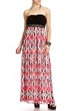 2b Paige Ikat Print Maxi Dress