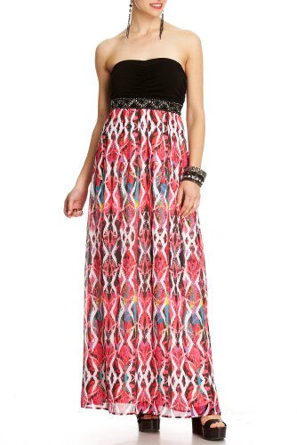 Cheap 2b Paige Ikat Print Maxi Dress