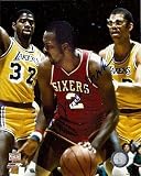 Autographed/Hand Signed Moses Malone - Philadelphia 76er's 8x10 Photo