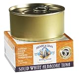 Henry & Lisa's Natural Seafood Solid White Albacore Tuna, 5-Ounce Cans (Pack of 3)