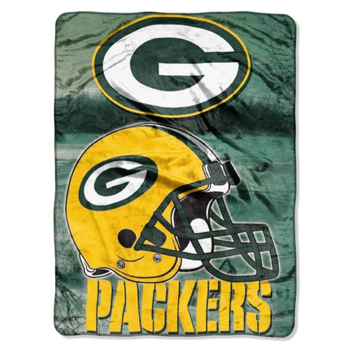 Green Bay Packers 60x80 Aggression Raschel Throw