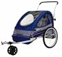 Schwinn Trailblazer Double Bicycle Trailer (Blue/Gray)