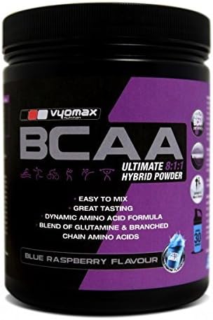 Vyomax 435 g Blue Raspberry 8-8-1 Nutrition BCAA Extreme Hybrid Powder by Vyomax
