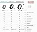 OUMAX® FIT T1S Activity and Fitness Tracker(Pack Includes 3 Colored Bands in Black/Green/Red)