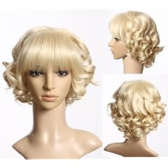 Cosplayland C872 30cm Creme Blond Lolita Welle Theater hitzefest Per�cke