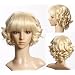 Cosplayland C872 30cm Creme Blond Lolita Welle Theater hitzefest Per�cke