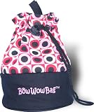Pet Supplies : Bow Wow Bag, A Walking Dog's Tote, Pink Retro, Small (for Dogs under 25 lbs)