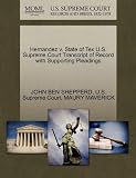 Hernandez v. State of Tex U.S. Supreme Court Transcript of Record with Supporting Pleadings